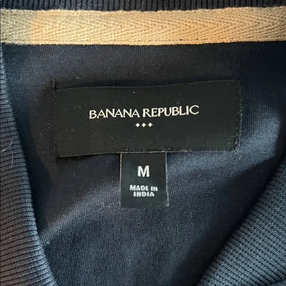 Banana Republic Navy Bomber Jacket - Picture 2 of 3
